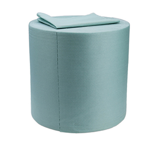 Creped Woodpulp Polyester Nonwoven